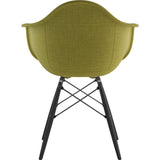 NyeKoncept Mid Century Dowel Arm Chair | Avocado Green/Gunmetal 332002EW3