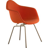 NyeKoncept Mid Century Classroom Arm Chair | Lava Red/Brass 332004CL2