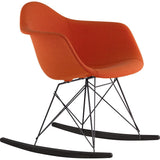 NyeKoncept Mid Century Rocker Chair | Lava Red/Gunmetal 332004RO3
