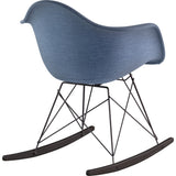 NyeKoncept Mid Century Rocker Chair | Dodger Blue/Gunmetal 332006RO3