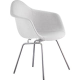 NyeKoncept Mid Century Classroom Arm Chair | Glacier White/Nickel 332007CL1