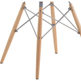 NyeKoncept Mid Century Dowel Arm Chair | Charcoal Gray/Nickel 332008EW1