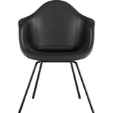 NyeKoncept Mid Century Classroom Arm Chair | Milano Black/Gunmetal 332009CL3