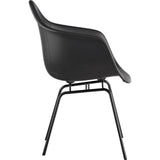 NyeKoncept Mid Century Classroom Arm Chair | Milano Black/Gunmetal 332009CL3