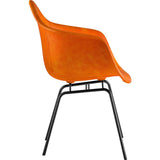 NyeKoncept Mid Century Classroom Arm Chair | Burnt Orange/Gunmetal 332011CL3