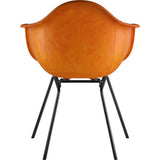 NyeKoncept Mid Century Classroom Arm Chair | Burnt Orange/Gunmetal 332011CL3