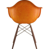 NyeKoncept Mid Century Dowel Arm Chair | Burnt Orange/Brass 332011EW2