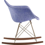 NyeKoncept Mid Century Rocker Chair | Weathered Blue/Brass 332015RO2