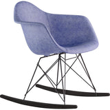 NyeKoncept Mid Century Rocker Chair | Weathered Blue/Gunmetal 332015RO3