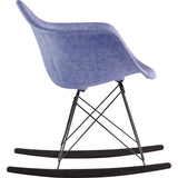 NyeKoncept Mid Century Rocker Chair | Weathered Blue/Gunmetal 332015RO3