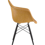 NyeKoncept Mid Century Dowel Arm Chair | Aged Maple/Gunmetal 332016EW3