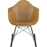 NyeKoncept Mid Century Rocker Chair | Aged Maple/Gunmetal 332016RO3