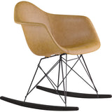 NyeKoncept Mid Century Rocker Chair | Aged Maple/Gunmetal 332016RO3