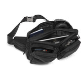 Chrome Mixed Notch Sling Bag | 5L Black BG-239-ALLB-NA