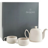 Degrenne Salam Teapot and 2 Mugs Gift Box | Monochrome