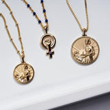 Awe Inspired Mini Florence Nightingale Necklace | Standard Saturn Chain