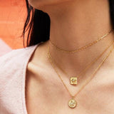 Awe Inspired Mini Florence Nightingale Necklace | Standard Saturn Chain