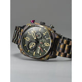 AVI-8 Hawker Hunter AV-4052-22 Retrograde Ground Camo Japanese Quartz Chronograph Watch | Stainless Steel/Green