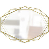 Umbra Prisma Mirror | Clear/Brass 358776-165
