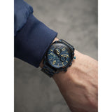 AVI-8 Hawker Hunter AV-4052-33 Retrograde Air Camo Japanese Quartz Chronograph Watch | Stainless Steel/Blue