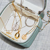 Awe Inspired Mini Frida Kahlo Necklace | Standard Saturn Chain