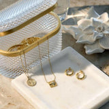 Awe Inspired Mini Joan of Arc Necklace | Saturn Chain