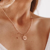 Awe Inspired Mini Joan of Arc Necklace | Saturn Chain