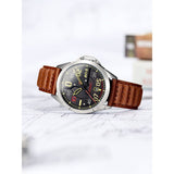 AVI-8 P-51 Mustang Hitchcock AV-4086-01 Meadow Brook Japanese Automatic Watch | Stainless Steel/Brown/Black