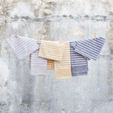 Zestt Eva Set of 4 Organic Cotton Dinner Napkin| Citron