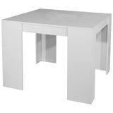 Symbiosis Elastic Expandable Console Table | White