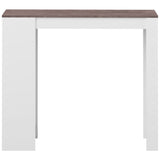 Symbiosis Aravis Dining Bar Table | White / Concrete