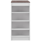 Symbiosis Aravis Dining Bar Table | White / Concrete