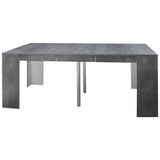 Symbiosis Elastic Expandable Console Table | Concrete