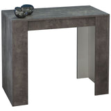 Symbiosis Elastic Expandable Console Table | Concrete