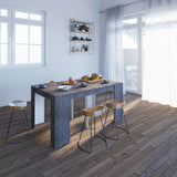 Symbiosis Elastic Expandable Console Table | Concrete