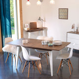 Symbiosis Prism Extendable Dining Table | Walnut