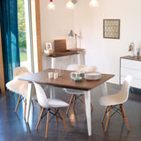 Symbiosis Prism Extendable Dining Table | Walnut