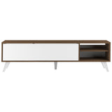 Symbiosis Prism TV Stand | Walnut / White