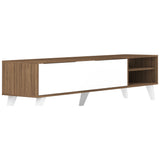 Symbiosis Prism TV Stand | Walnut / White