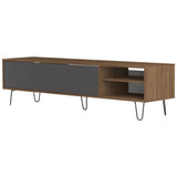 Symbiosis Aero TV Stand | Walnut / Grey