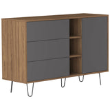 Symbiosis Aero Sideboard | Walnut / Grey