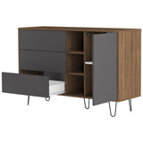 Symbiosis Aero Sideboard | Walnut / Grey