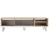 Symbiosis Aero TV Stand | Natural Oak / White