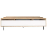 Symbiosis Aero TV Stand | Natural Oak / White