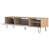Symbiosis Aero TV Stand | Natural Oak / White