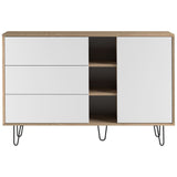 Symbiosis Aero Sideboard | Natural Oak / White