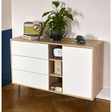 Symbiosis Aero Sideboard | Natural Oak / White