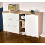 Symbiosis Aero Sideboard | Natural Oak / White