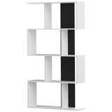 Symbiosis Sigma Bookcase | White / Black