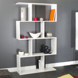 Symbiosis Sigma Bookcase | White / Black